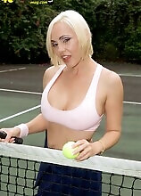 Elite Mature Porn Pics Tennis Court Tease - Raquel Sieb (40 Photos) - 40 Something xxx mature sex photos