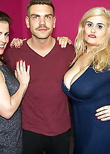 Two Naughty Spanish Housewives Share One Guy