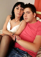 Naughty Mature Slut Doing Her Boy Toy