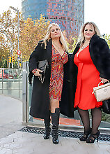 These Big Breasted Mature Ladies Go Lesbian After Their Date