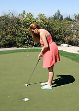 Sexy Elexis Monroe Plays Golf