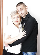 Horny Mature Lady Fooling Around With Her Toy Boy