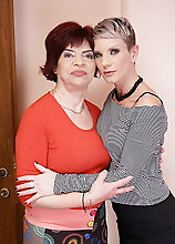 Two Naughty Mature Ladies Going Full Lesbian